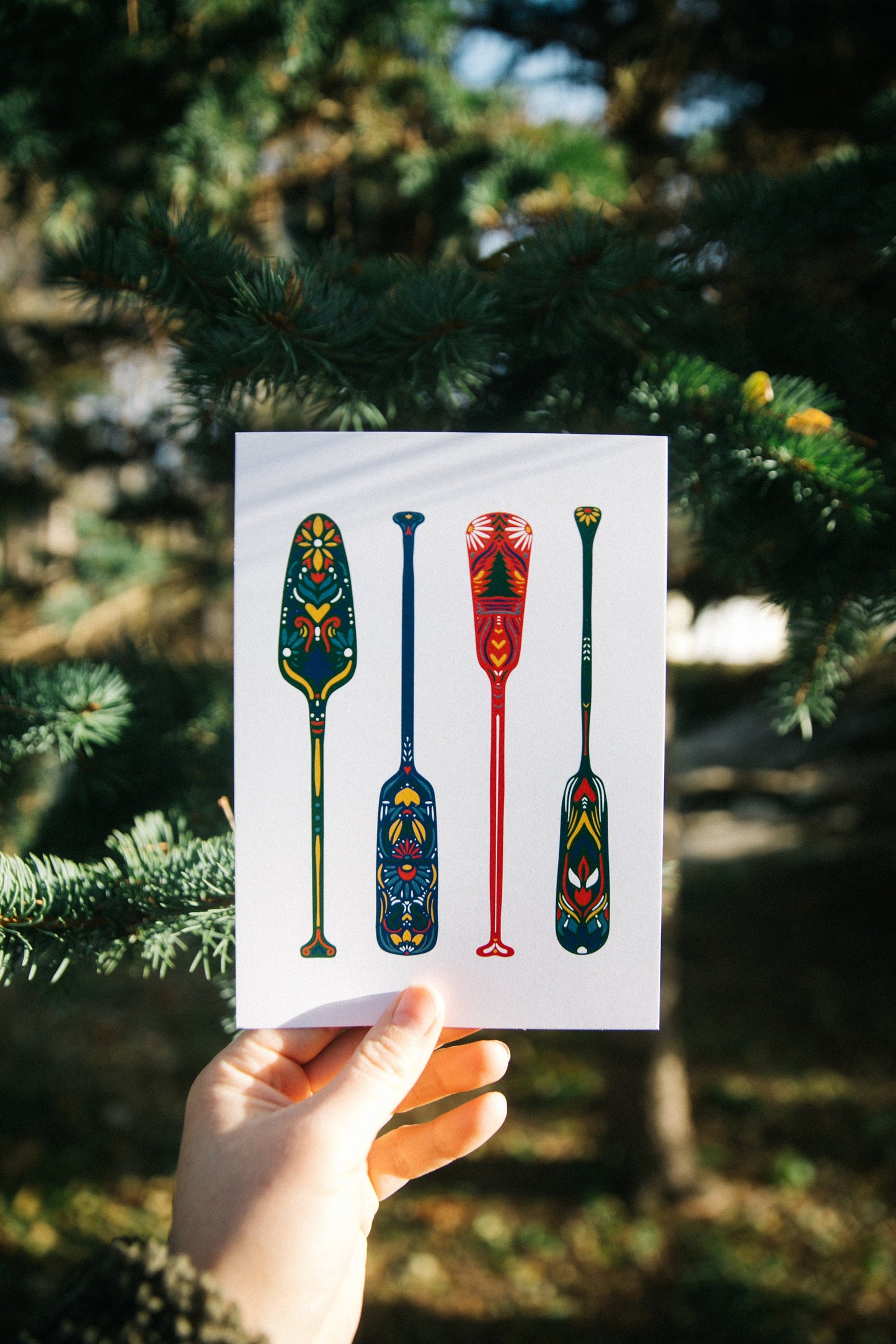 Canoe Paddle Art - Canoe Paddles - Cabin Art - Lake Life - Paddle - Lake Life - Nordic - Scandinavian Art