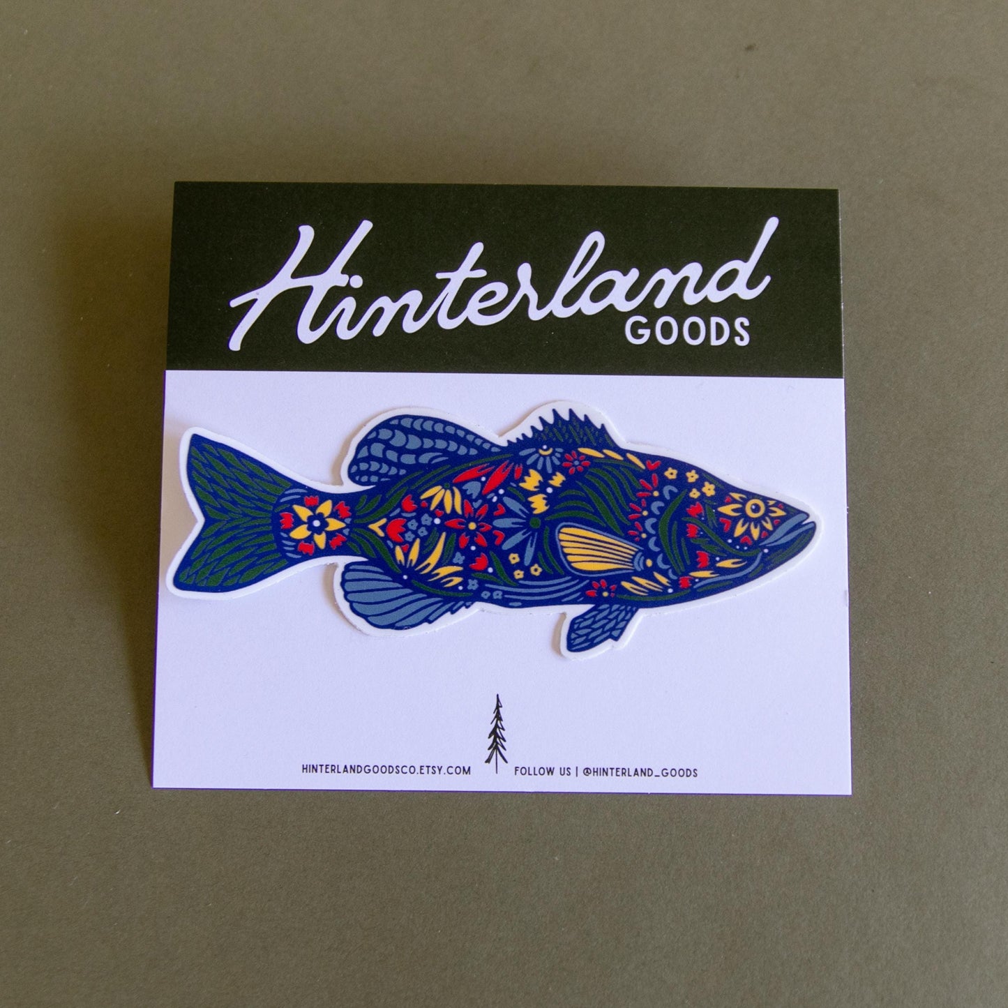 Colorful Fish Sticker - Bumper Sticker - Fishing - Water bottle sticker - Waterproof Sticker