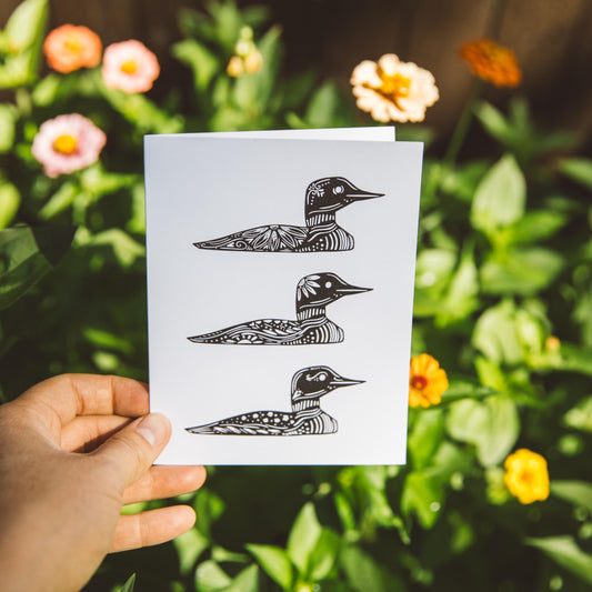 Common Loon Greeting Card - Blank Card - Card - Gift - Minnesota Card