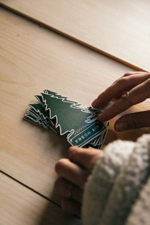 Fresh Air Sticker - Pine Sticker - Pine Air Freshener - Outdoor Sticker - Camping Sticker-Bumper Sticker