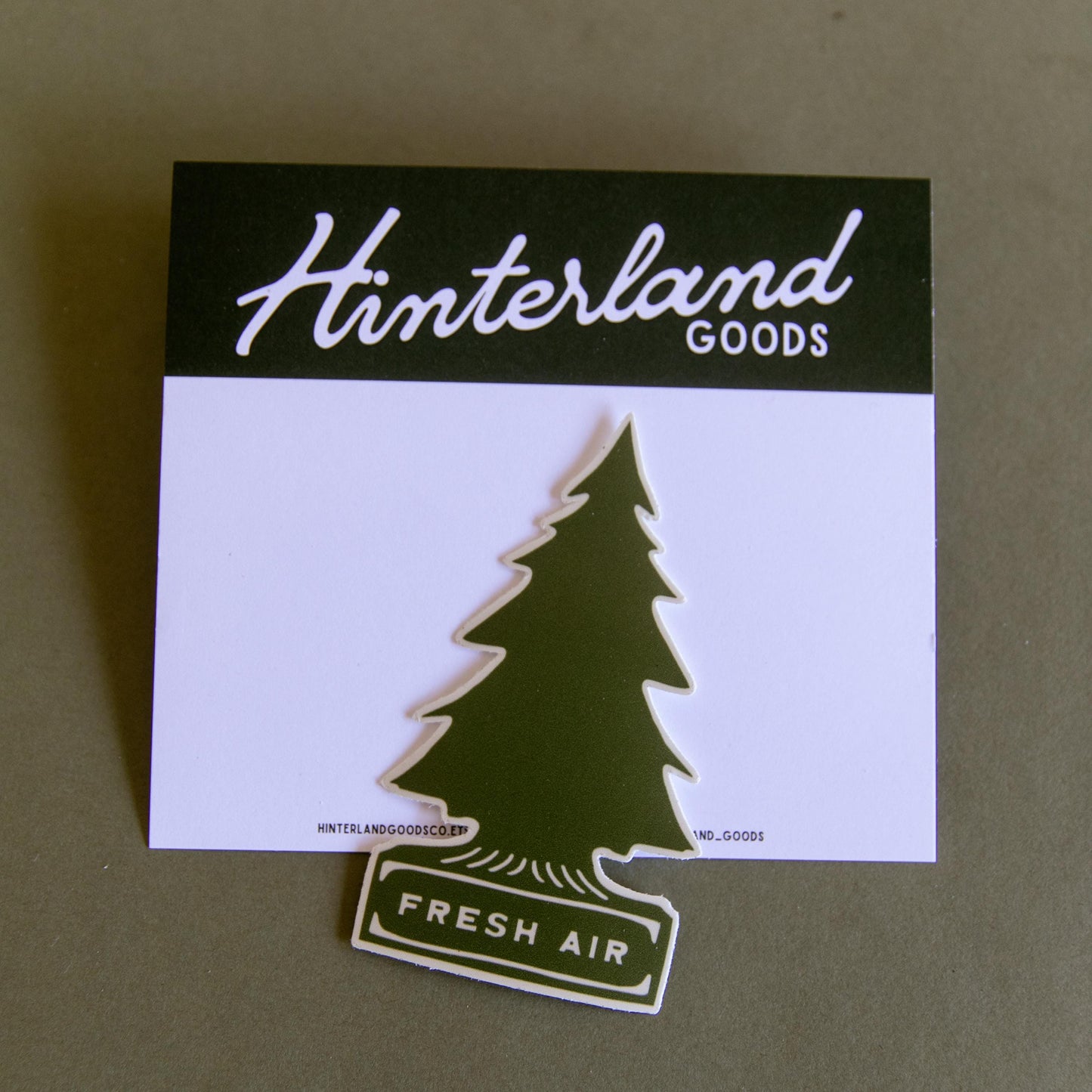 Fresh Air Sticker - Pine Sticker - Pine Air Freshener - Outdoor Sticker - Camping Sticker-Bumper Sticker