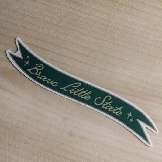 Vermont Sticker-Brave Little State Sticker-Green Mountain State-New England