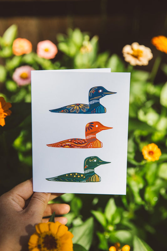 Greeting Card Common Loon - Blank Card - Card - Gift - Minnesota Card