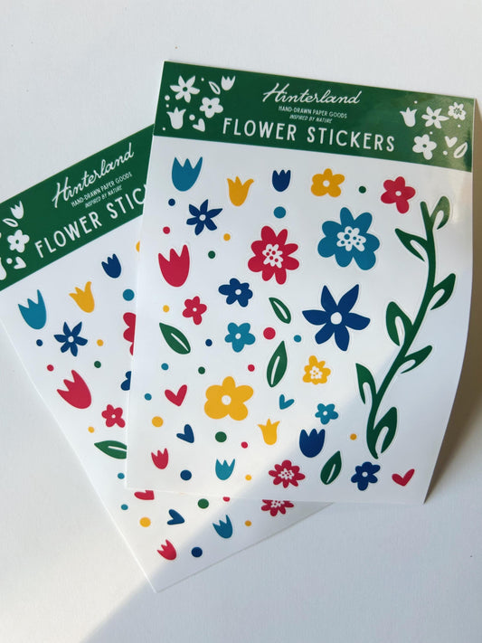 Flower Sticker Sheet