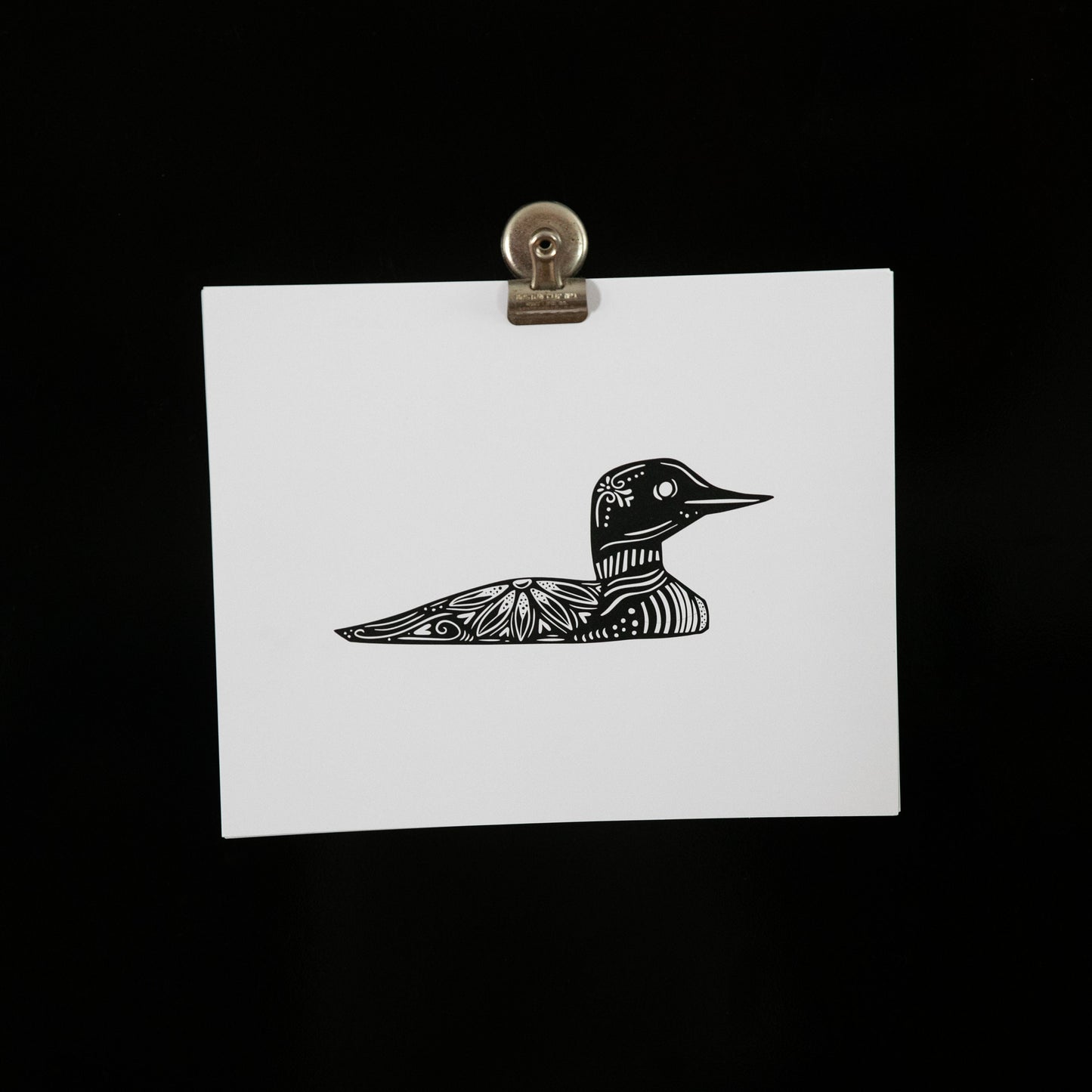 Loon Wall Art - Nordic Art -Print-Cabin Art - Classic Loon - Common Loon - Lake House Decor - Minnesota Loon - Maine Loon - Gift