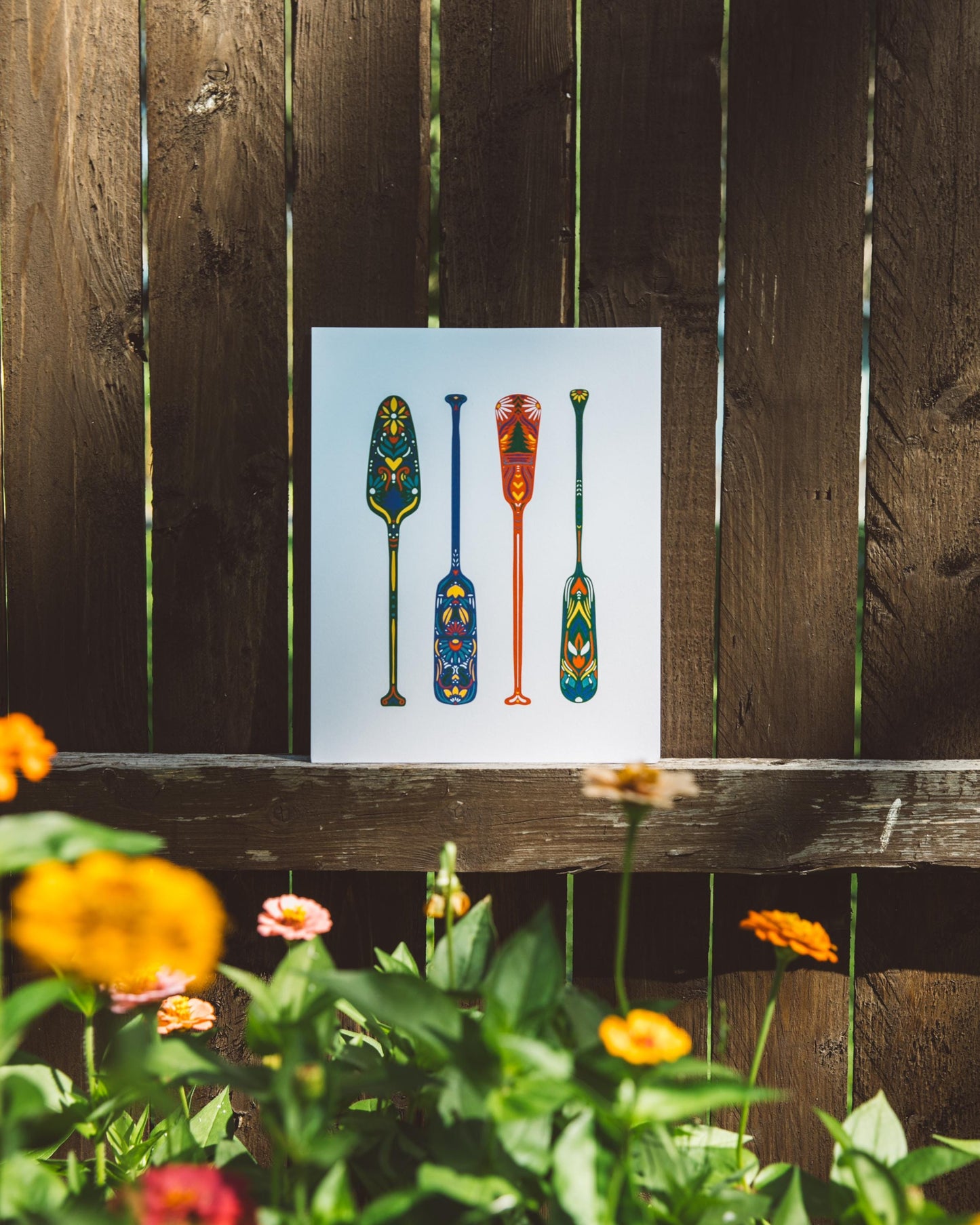 Canoe Paddle Art - Canoe Paddles - Cabin Art - Lake Life - Paddle - Lake Life - Nordic - Scandinavian Art
