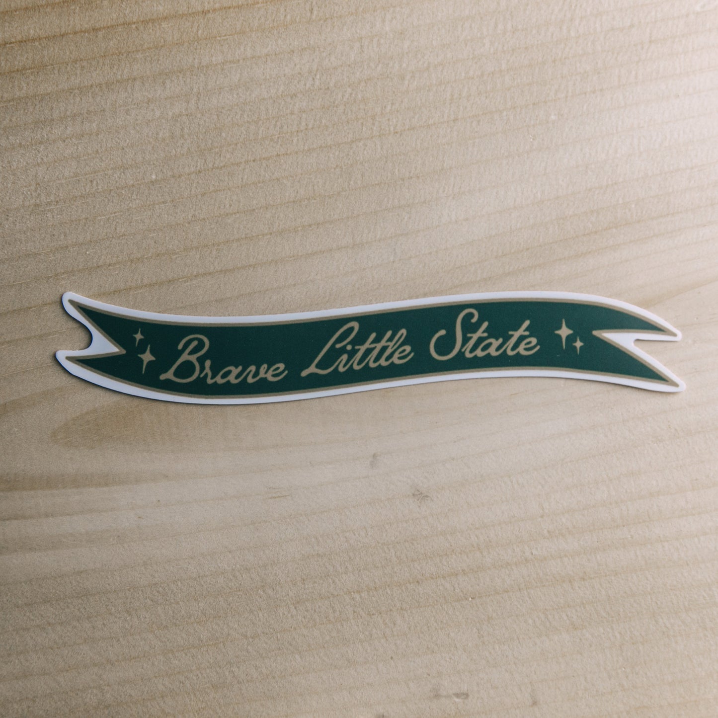 Vermont Sticker-Brave Little State Sticker-Green Mountain State-New England