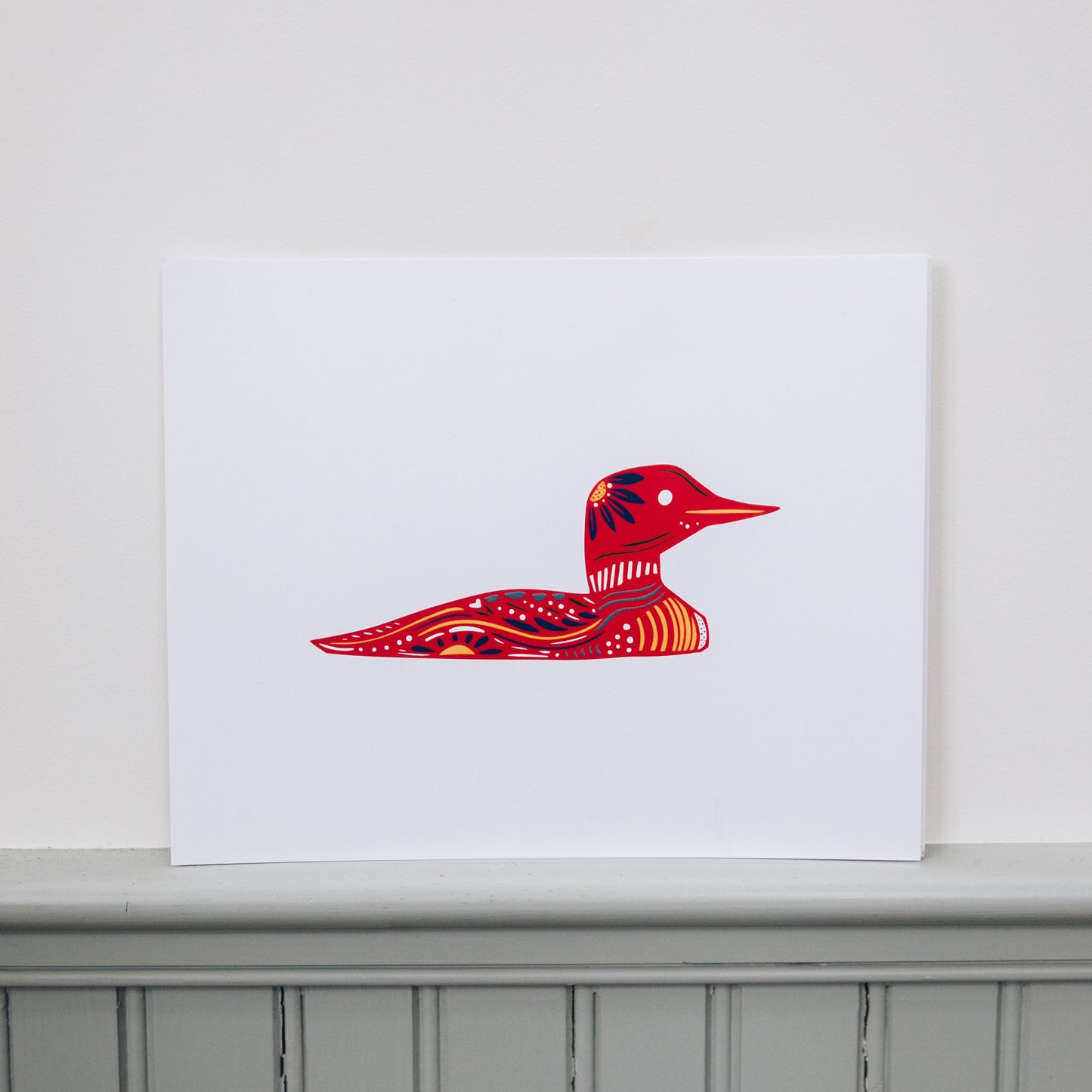 Loon Wall Art - Cabin Core Decor -Print-Cabin Art - Loons - Maine Loon - Minnesota Loon - Cabin Decor - Common Loon - Classic Loon