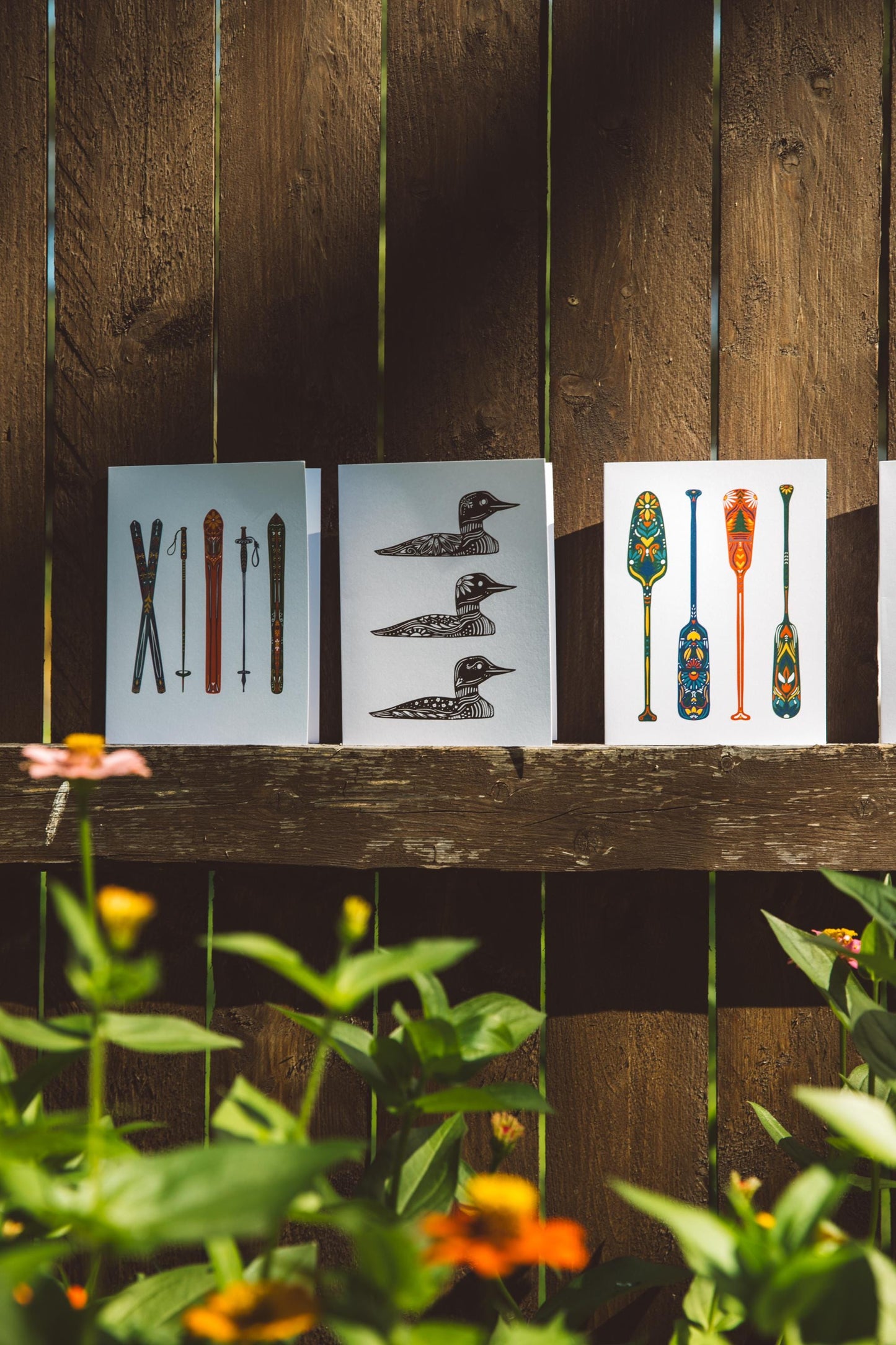 Nordic Skis Greeting Card - Blank Card - Cards - Skis - Gift - Nordic - Apres Ski