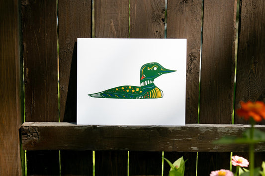 Loon Wall Art - Cabin Core Decor -Print-Cabin Art - Loons - Maine Loon - Minnesota Loon - Cabin Decor - Common Loon - Classic Loon