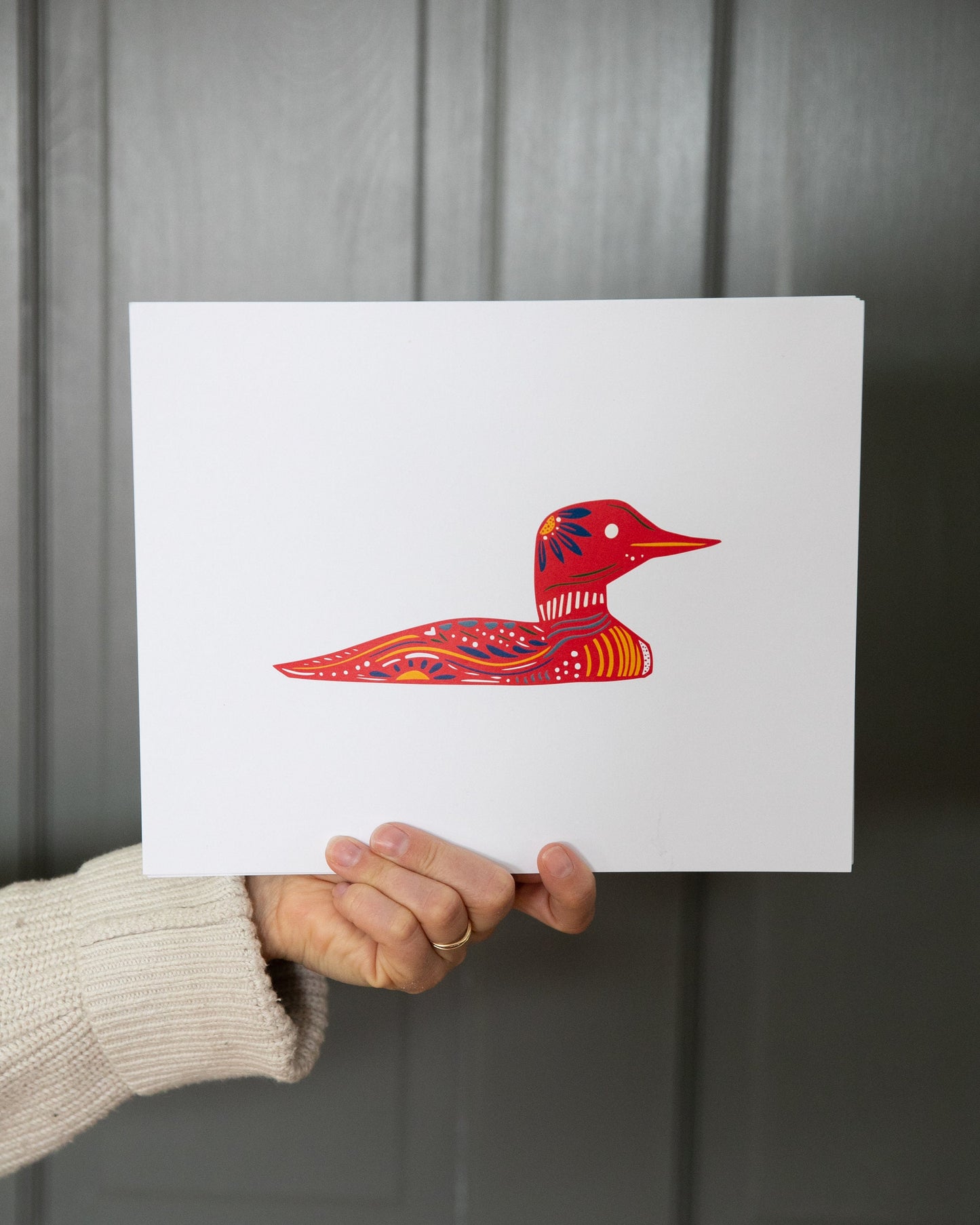 Loon Wall Art - Cabin Core Decor -Print-Cabin Art - Loons - Maine Loon - Minnesota Loon - Cabin Decor - Common Loon - Classic Loon