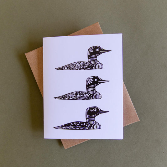 Common Loon Greeting Card - Blank Card - Card - Gift - Minnesota Card