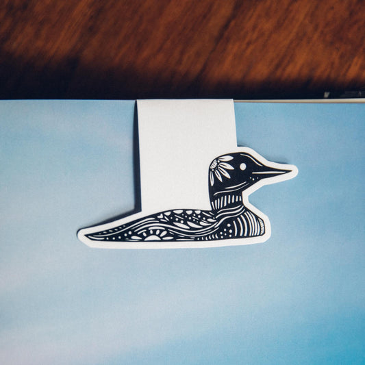 Loon Magnetic Bookmarks - Gift For Readers - Book Mark - Outdoor Bookmark - Book Accessory