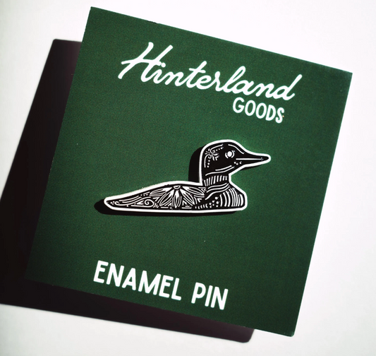 Loon Enamel Pin