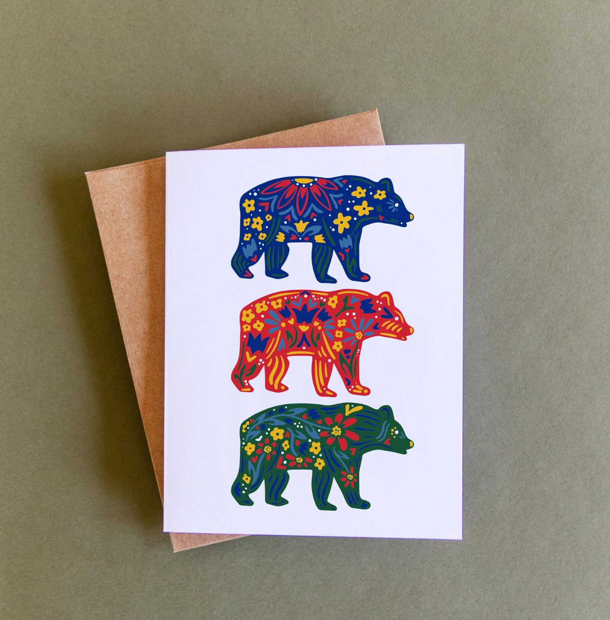 Nordic Bear Greeting Card