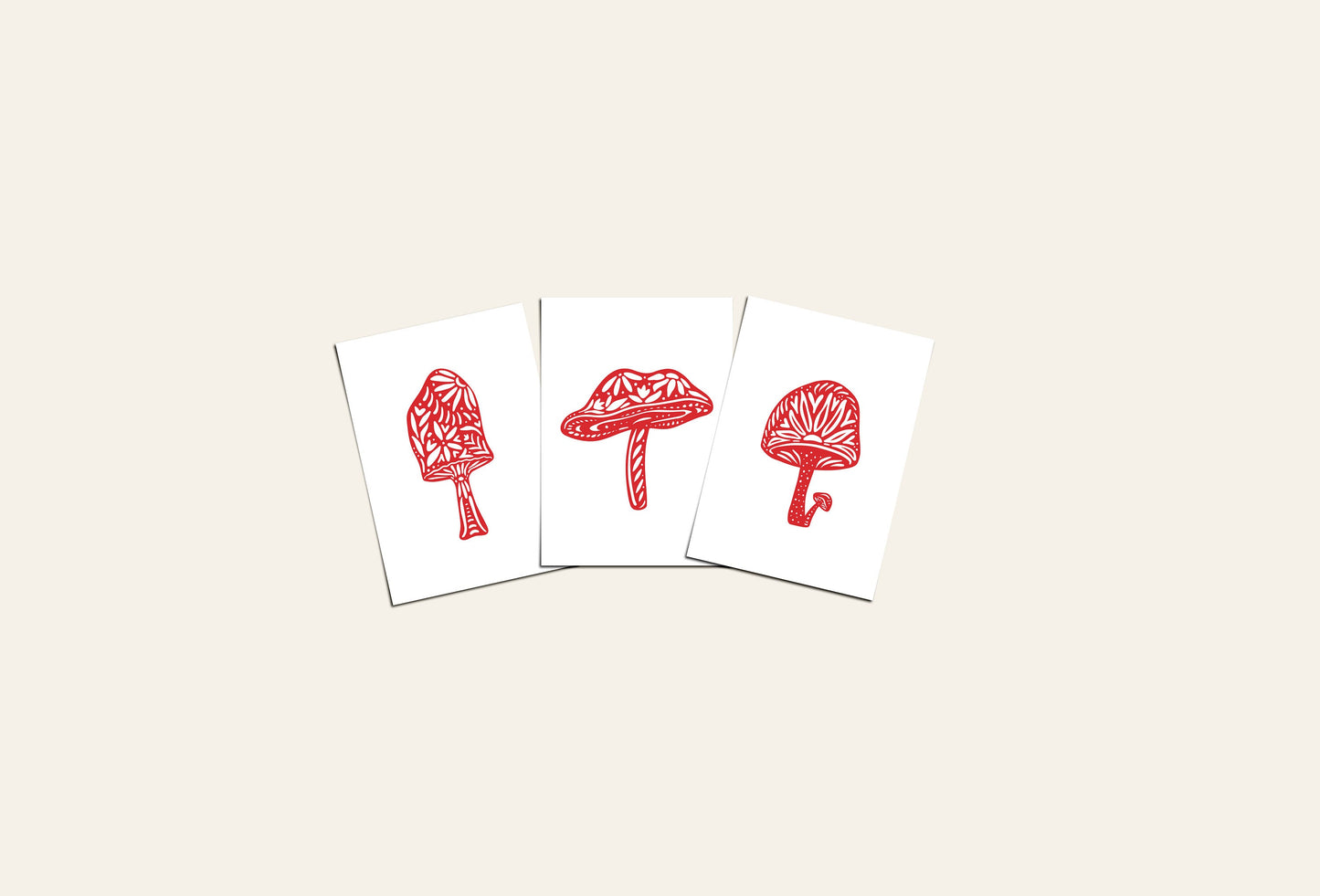 Red Mushroom Art Print