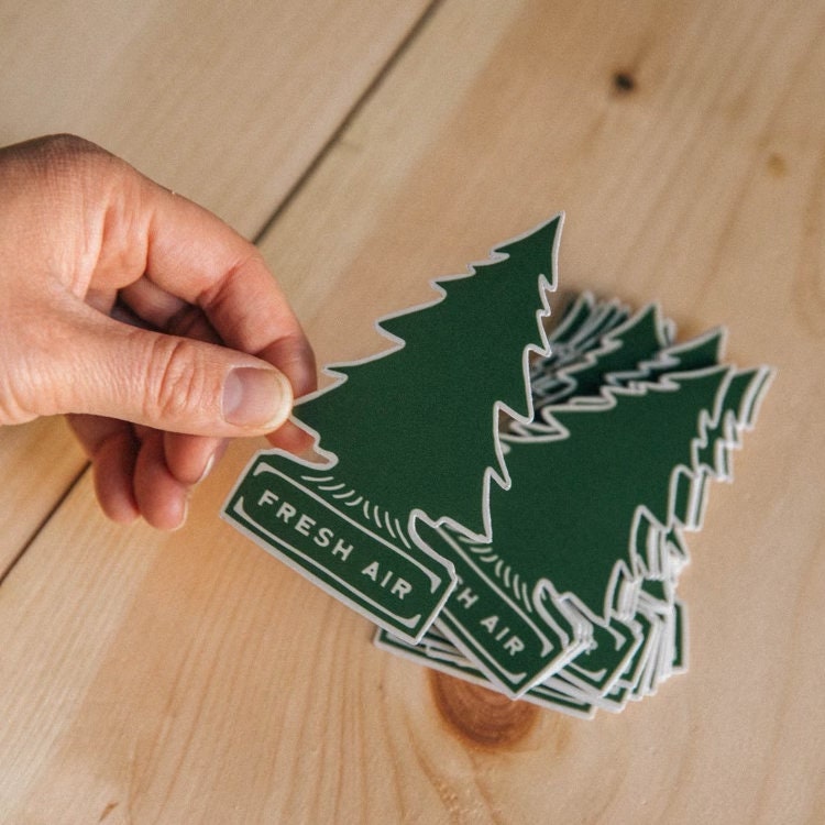 Fresh Air Sticker - Pine Sticker - Pine Air Freshener - Outdoor Sticker - Camping Sticker-Bumper Sticker