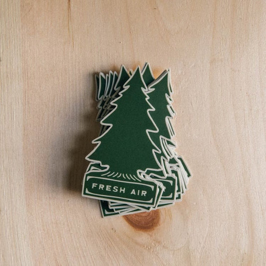 Fresh Air Sticker - Pine Sticker - Pine Air Freshener - Outdoor Sticker - Camping Sticker-Bumper Sticker