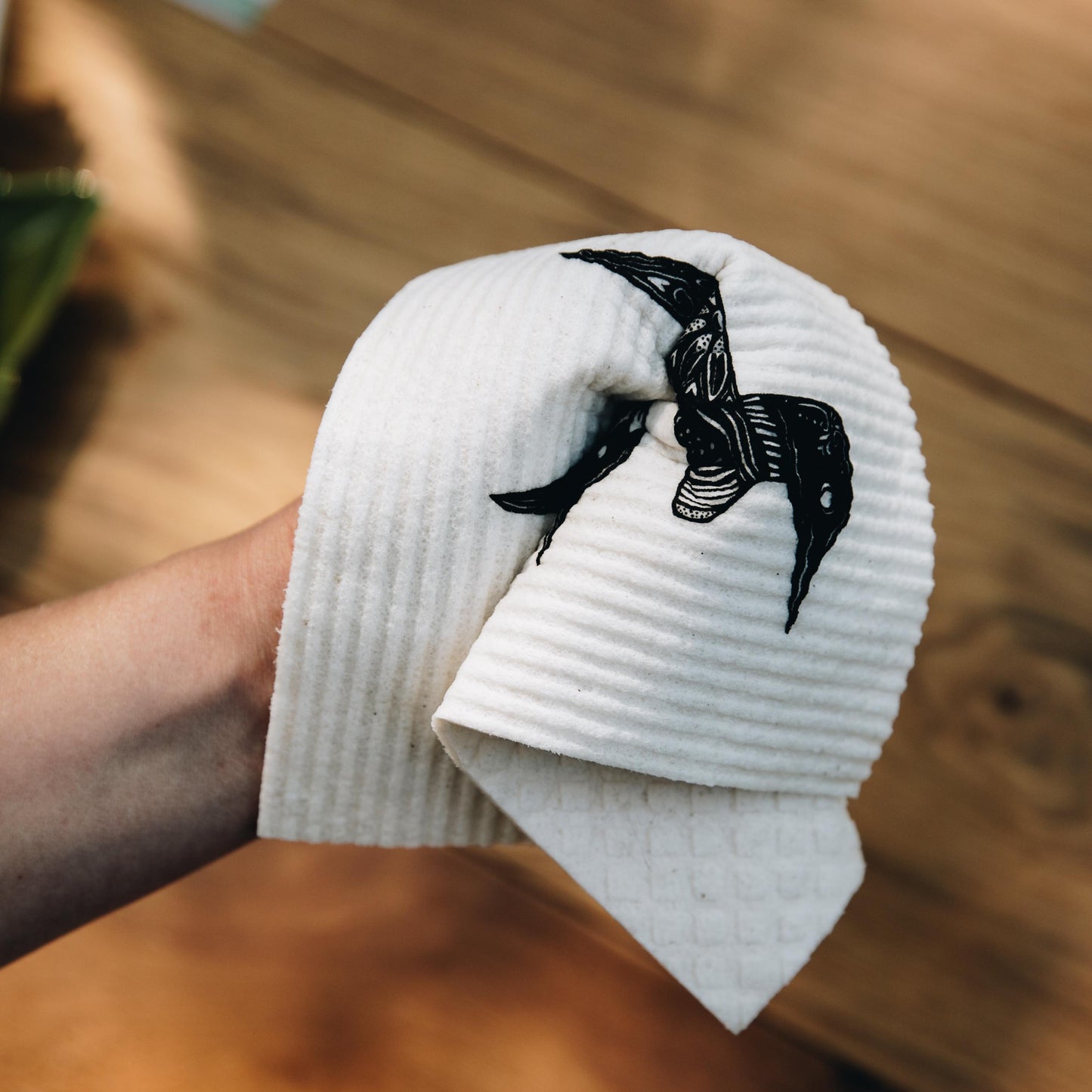 Common Loon Nordic Swedish Dish Cloth - Swedish Dish Towel - Eco Friendly - Reusable Paper Towel