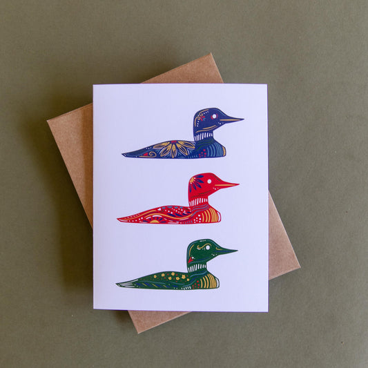 Greeting Card Common Loon - Blank Card - Card - Gift - Minnesota Card