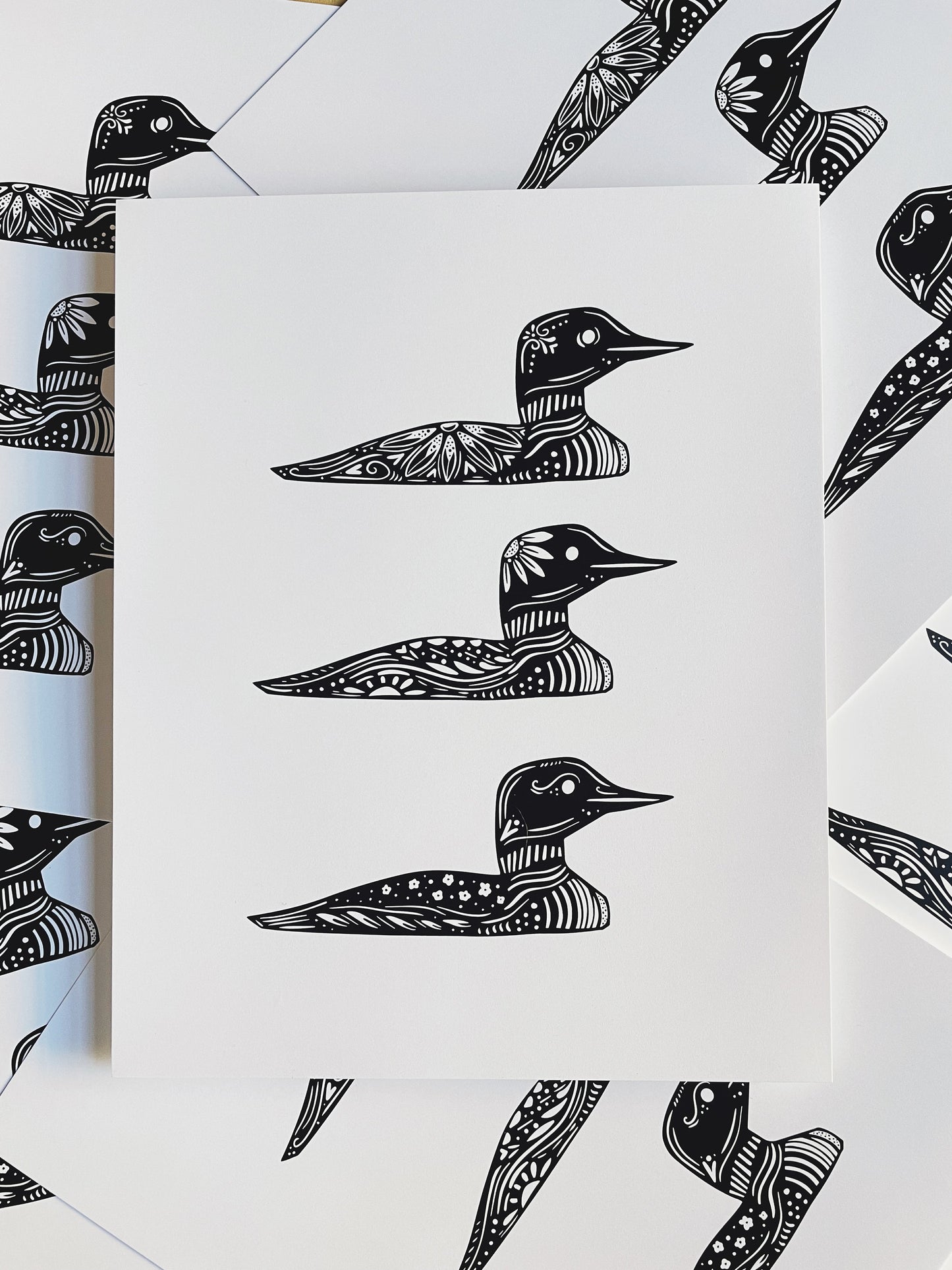 Common Loon - Cabin Art - Cabin Decor - Minnesota Art - Nordic Art - Loon Art