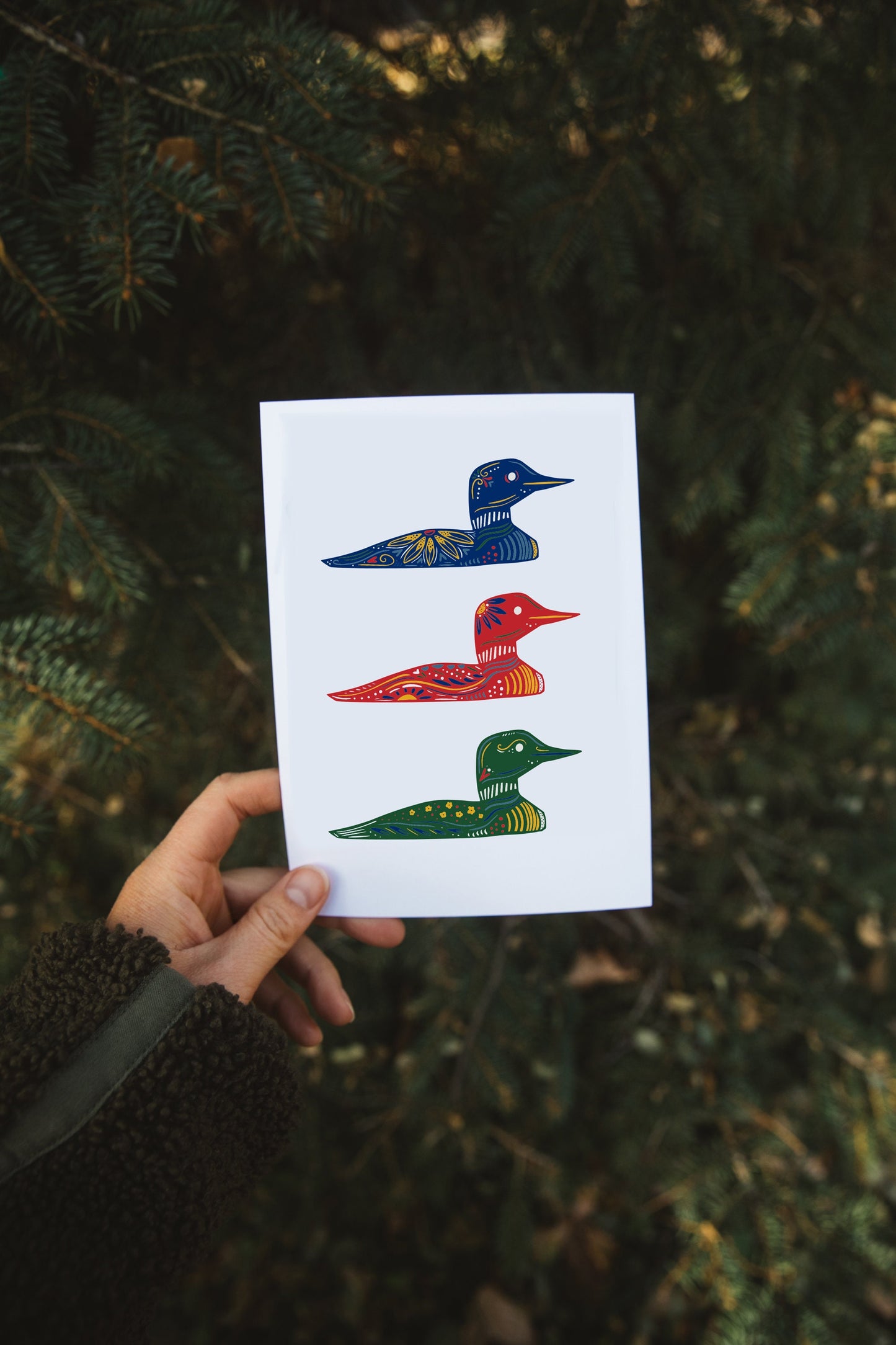 Loon Art- Cabin Art - Cabin Decor - Minnesota - Maine - North - Up North - Loon Print - Lakeside - Lake