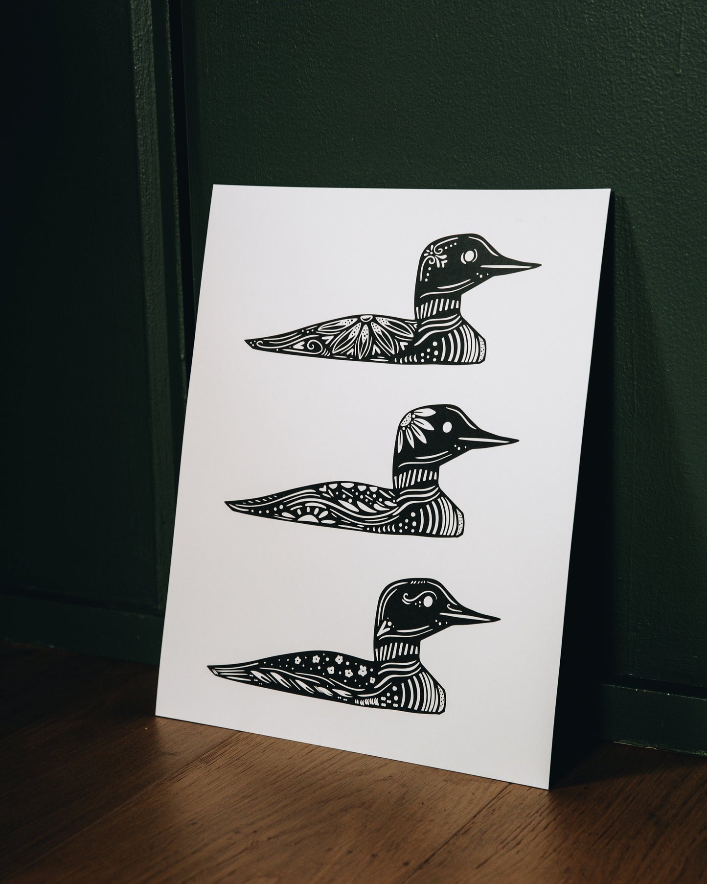 Common Loon - Cabin Art - Cabin Decor - Minnesota Art - Nordic Art - Loon Art