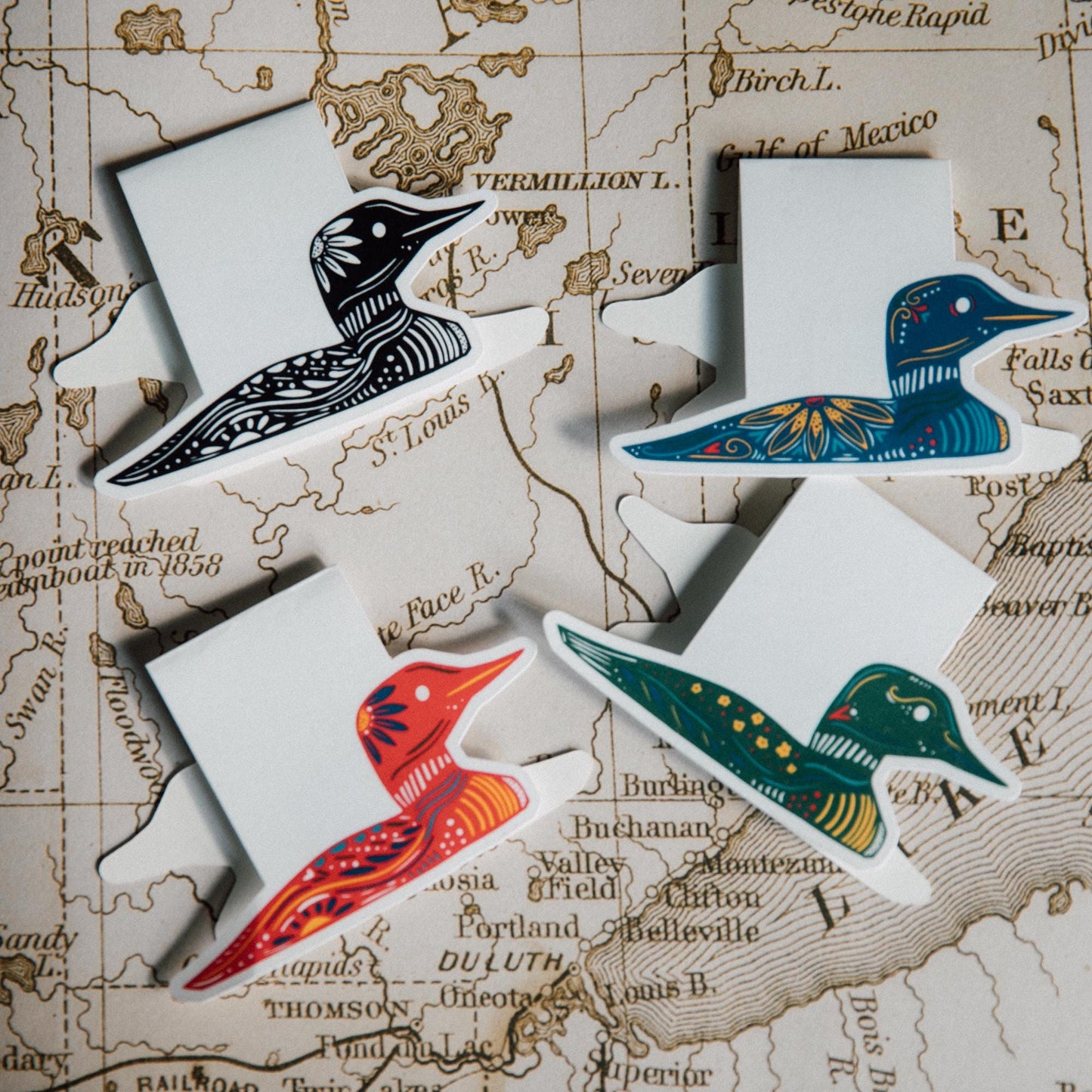 Loon Magnetic Bookmarks - Gift For Readers - Book Mark - Outdoor Bookmark - Book Accessory