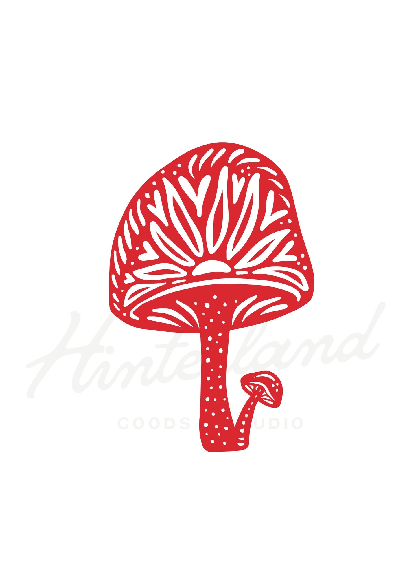Red Mushroom Art Print