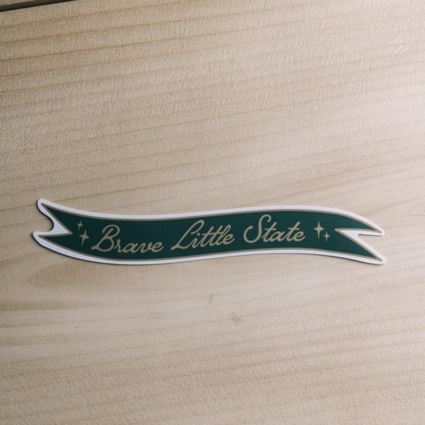 Vermont Sticker-Brave Little State Sticker-Green Mountain State-New England